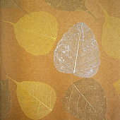 Купить Обои Дизайн Тропик Листья PWF-58 натуральные по низкой цене