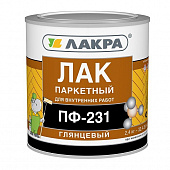 Купить Лак Лакра алкидный ПФ-231 паркетный глянцевый 2,4 кг по низкой цене