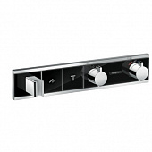 Купить Термостат Hansgrohe RainSelect 15355600 для душа черный/хром по низкой цене