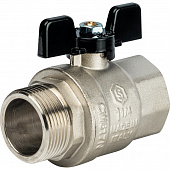 Купить Кран Stout шаровой SVB-0004-000032 полнопроходной латунный по низкой цене