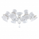 Купить Люстра Maytoni Baroque TOC128-08-W белая E14 8х60W 220V потолочная по низкой цене