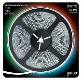 Купить Лента Gauss LED 311000414 5050/60-SMD светодиодная IP66 14,4W 12V DC RGB 5 м по низкой цене
