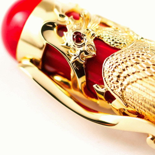 Купить Ручка Montegrappa Eternal bird Phoenix gold M перьевая по низкой цене