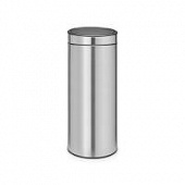 Купить Бак Brabantia Touch Bin New мусорный, стальной матовый, 30 л по низкой цене