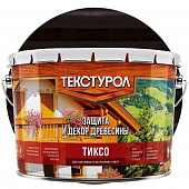 Купить Защитный состав Текстурол Тиксо для древесины Палисандр 10 л по низкой цене