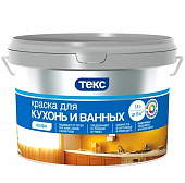 Купить Краска Текс Профи база D для ванных комнат и кухонь 1,8 л по низкой цене