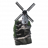 Купить Фонтан садовый Мельница 41х29х71 см с LED подсветкой по низкой цене