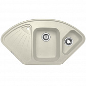 Купить Мойка Zigmund & Shtain ECKIG 1000.2 кухонная гранитная Каменная соль по низкой цене