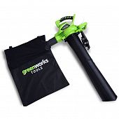 Купить Воздуходувка-пылесос Greenworks GD40BV аккумуляторный без аккумулятора и зарядного устройства по низкой цене