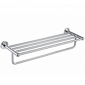 Купить Полка Timo Nelson 150058/00 chrome для полотенец по низкой цене