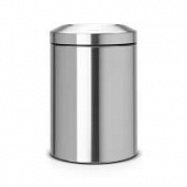 Купить Корзина Brabantia для бумаг, с защитой от возгорания, стальная матовая, 15 л по низкой цене