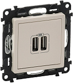 Купить Розетка Legrand Valena Life 753512 USB двойной Слоновая кость по низкой цене