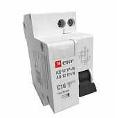 Купить Автоматический выключатель EKF Basic АД 12 тип AC 1P+N 4,5 кА 25А 30мА дифференциального тока по низкой цене