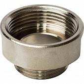 Купить Переходник Stout SFT-0008-001141 1 1/4х1 дюйм никелированный с внутренней и наружной резьбой по низкой цене