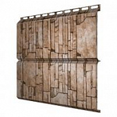Купить Сайдинг Grand Line Экобрус Colority Print Sand Stone, металлический, 0,5 мм по низкой цене