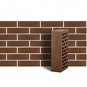 Купить Кирпич ЛСР коричневый рустик облицовочный 1NF 250х120х65 мм по низкой цене