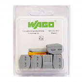 Купить Клемма WAGO 222-412 соединительная с рычажком 2-пров. (0,08-2,5 мм2) 400В 32А IP20 уп. 5 штук по низкой цене