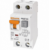 Купить Автоматический выключатель TDM АВДТ 63 SQ0202-0003 C20 30 мА дифференциального тока по низкой цене