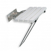 Купить Сиденье Bemeta Help Program 301102181 для душа откидное с опорной ножкой по низкой цене