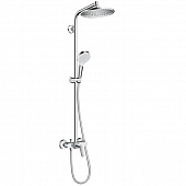 Купить Стойка Hansgrohe Crometta S Showerpipe 1jet 27269000 душевая со смесителем по низкой цене