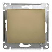 Купить Выключатель проходной одноклавишный Schneider Electric Глосса без рамки титан по низкой цене