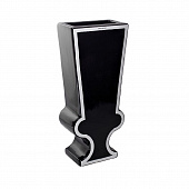 Купить Ваза Garda Decor Y39 керамическая черно-белая 18х10х41 см по низкой цене