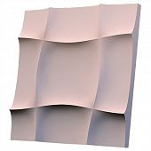 Купить 3D панель Artgypspanel Мягкий квадрат дизайнерская из гипса 500х500 мм по низкой цене