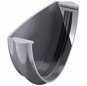 Купить Заглушка желоба Технониколь ПВХ D125/82 мм серая по низкой цене