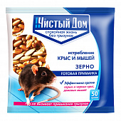 Купить Средство от грызунов Зерновая приманка ФОРЭТ Чистый дом пакет 50 г по низкой цене