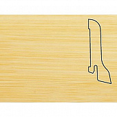 Деревянный, металлический, пластиковый напольный плинтус.