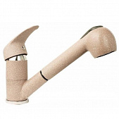 Купить Смеситель GranFest 1774 для кухни, песочный, с выдвижной лейкой по низкой цене