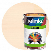 Купить Пропитка Belinka Lasur №11 для древесины белая 10 л по низкой цене