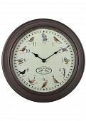 Купить Часы настенные с птицами Clockbird sounds Esschert Design по низкой цене