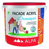 Купить Краска фасадная акриловая Alpa Facade Acryl 2 л по низкой цене