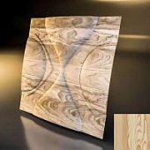 Купить Стеновая 3D панель Relieffo Clock (Лиственница) Д13ЛС 600х600х30 мм по низкой цене