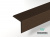 Купить L-профиль Woodvex Венге Wenge 3000х62х37 мм для наружной отделки дома по низкой цене