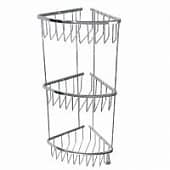 Купить Полочка Санакс угловая овальная тройная 18 см по низкой цене