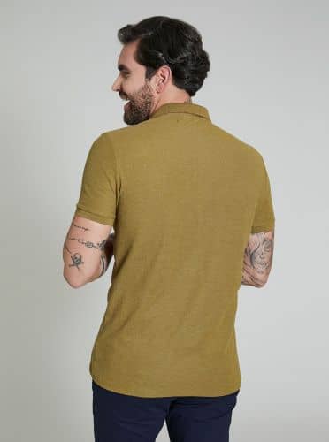 Купить Футболка-поло Piazza Italia зелёная по низкой цене