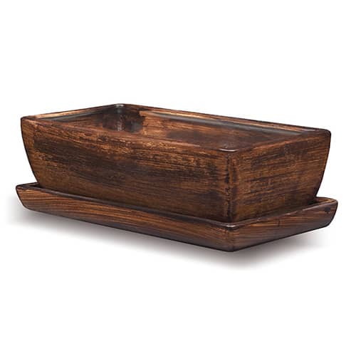 Купить Горшок керамический с подставкой KAKTUSIARKA R0723 29,5 см по низкой цене