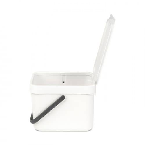 Купить Ведро Brabantia Sort & Go мусорное, встраиваемое, белое, 6 л по низкой цене