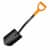 Купить Лопата Fiskars Solid штыковая короткая по низкой цене