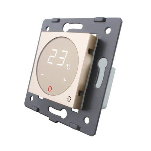 Купить Терморегулятор LIVOLO VL-C7-01TM-13 теплого пола, золотой по низкой цене