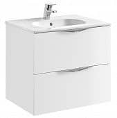 Купить Тумба Gala Agata 7931001 с раковиной подвесная белая по низкой цене