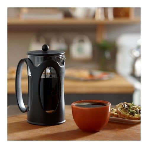 Купить Кофейник френч-пресс Bodum Kenya New черный 1 л по низкой цене