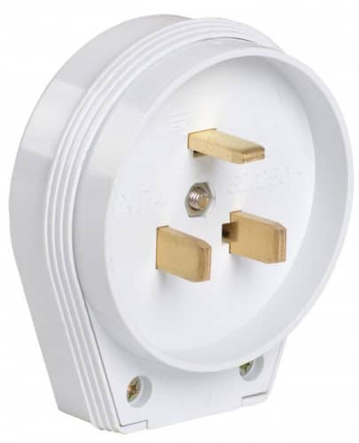 Купить Вилка ВПпл10-01-Ст разборная для плиты 32А с заземл. контактом бел. IEK EVP10-32-01-K01 по низкой цене