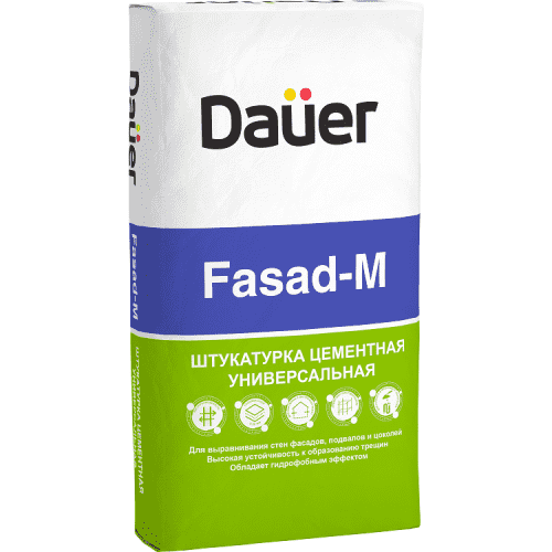 Купить Штукатурка Dauer Fasad-M цементная 40 кг по низкой цене