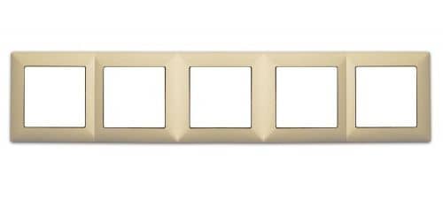 Купить Рамка Legrand Valena 4 поста горизонтальная слоновая кость 320х82 мм по низкой цене