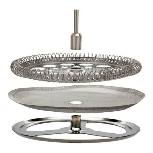 Купить Френч-пресс Bodum Kenya черный-хром, 1 л по низкой цене