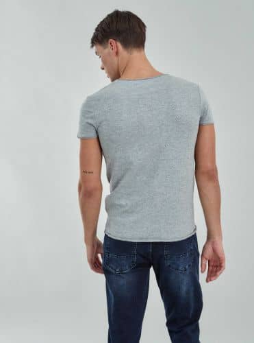 Купить Футболка Piazza ItaliaBasic светло-серая по низкой цене