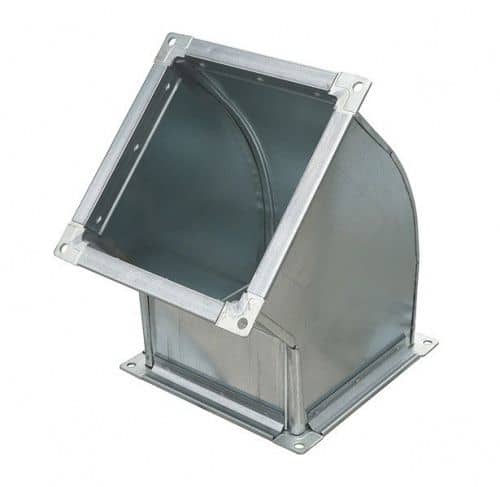 Купить Отвод прямоугольный вентиляционный 45°, 0,5х200х100 мм по низкой цене